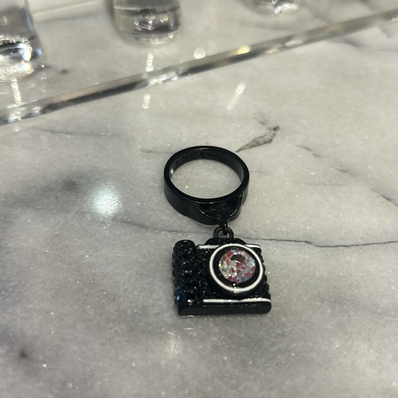 Vintage Camera Ring With Crystals-Boutique - Picture 4 of 7